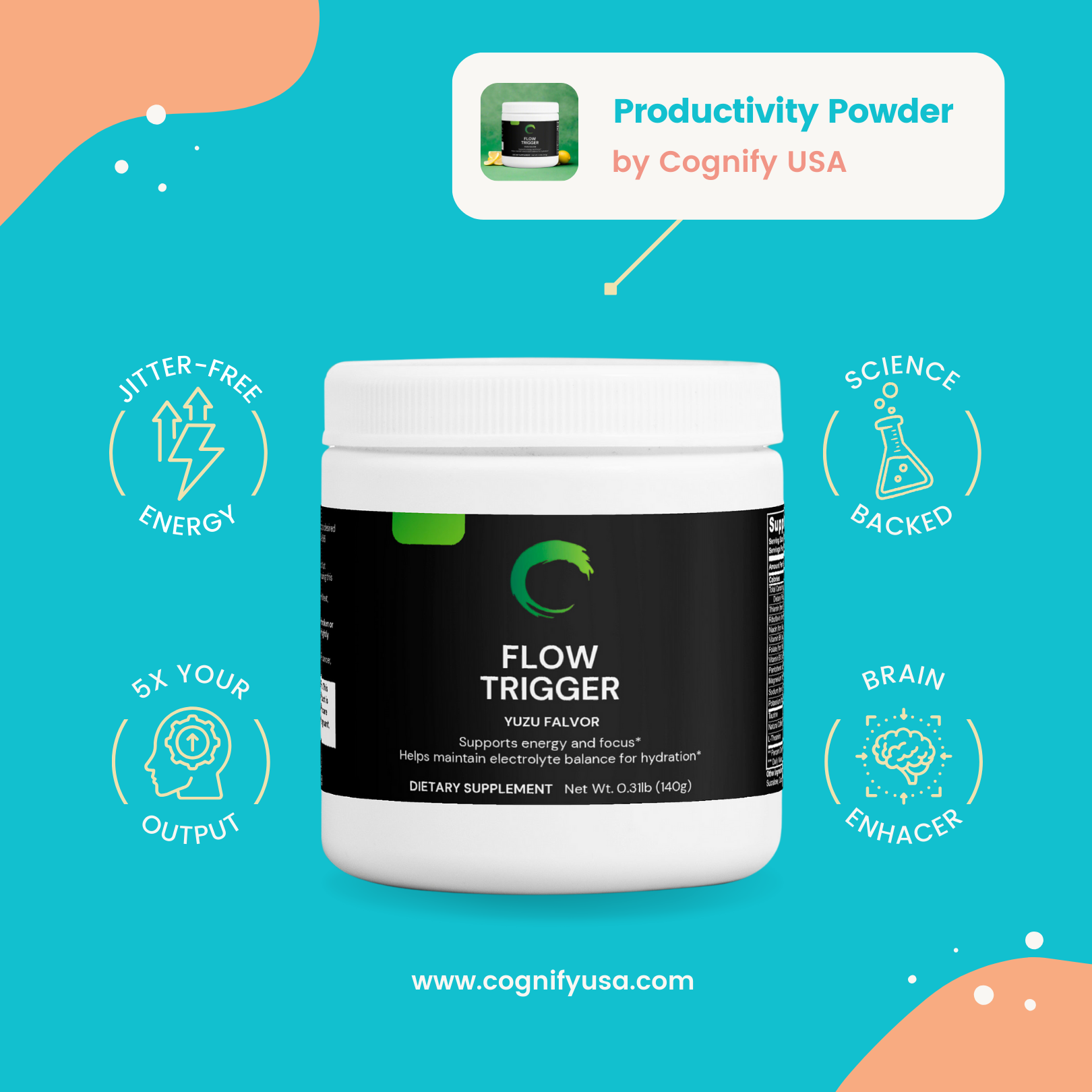 Flow State Trigger (Yuzu Flavor) - Cognify USA